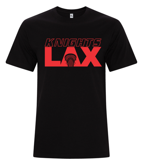 Black Knights Blended T shirt (60/40 Polyester) 8 logos to choose from