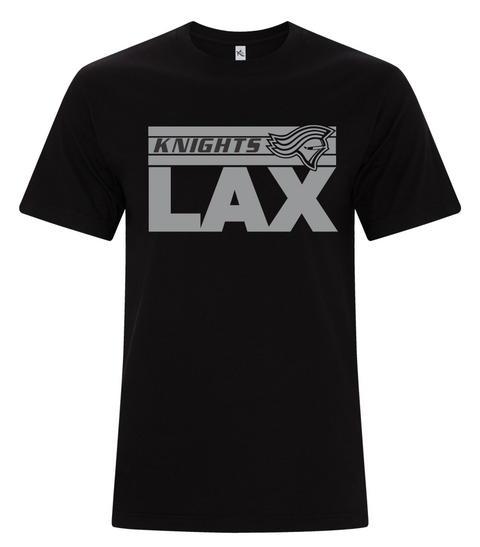 Black Knights Blended T shirt (60/40 Polyester) 8 logos to choose from