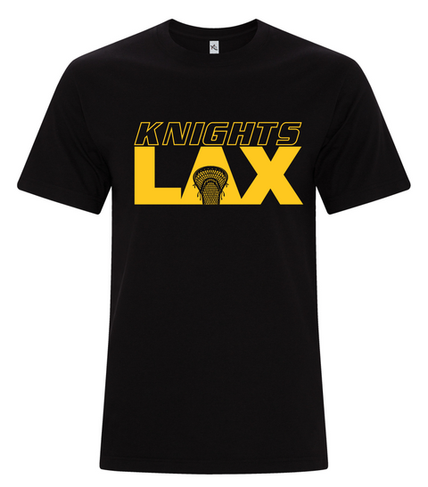 Black Knights Blended T shirt (60/40 Polyester) 8 logos to choose from