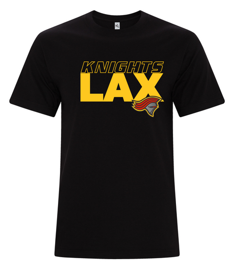 Black Knights Blended T shirt (60/40 Polyester) 8 logos to choose from
