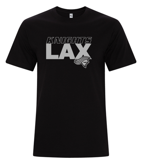 Black Knights Blended T shirt (60/40 Polyester) 8 logos to choose from