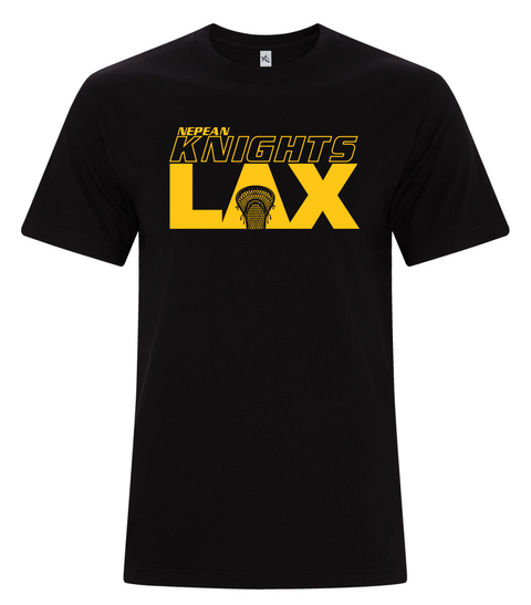 Black Knights Blended T shirt (60/40 Polyester) 8 logos to choose from