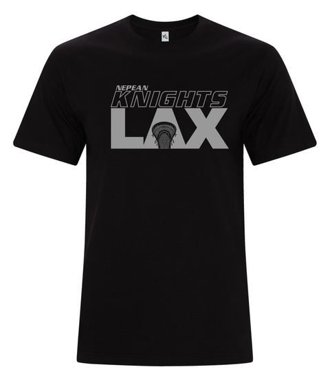 Black Knights Blended T shirt (60/40 Polyester) 8 logos to choose from