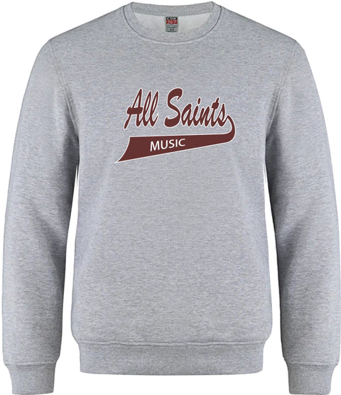 ASHM Embroidered Adult Crewneck Pullover Sweatshirt