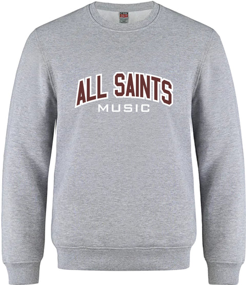 ASHM Embroidered Adult Crewneck Pullover Sweatshirt