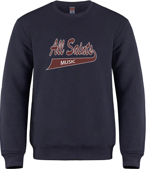 ASHM Embroidered Adult Crewneck Pullover Sweatshirt