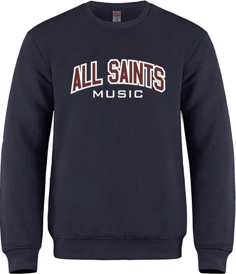 ASHM Embroidered Adult Crewneck Pullover Sweatshirt