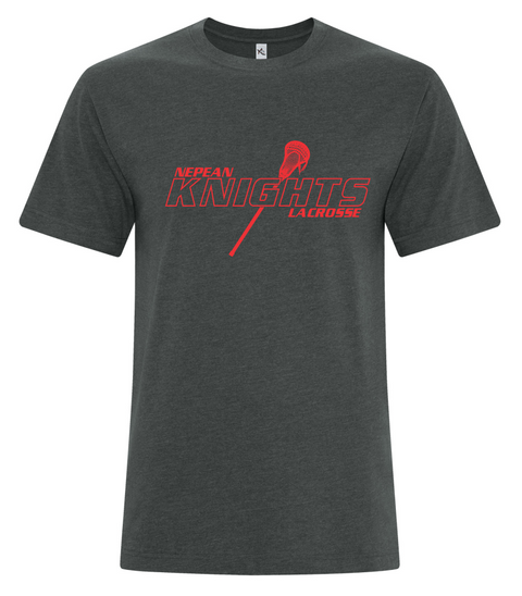 Black Knights Blended T shirt (60/40 Polyester) 8 logos to choose from