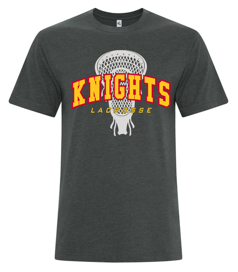 Black Knights Blended T shirt (60/40 Polyester) 8 logos to choose from