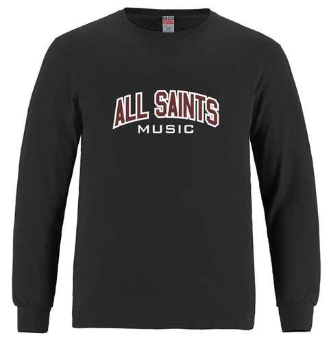 ASHM Men's Long Sleeve Crewneck Cotton Tee