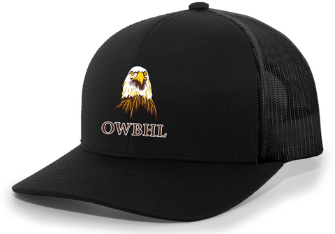 OWBHL Black Cap with EMBROIDERED Logo