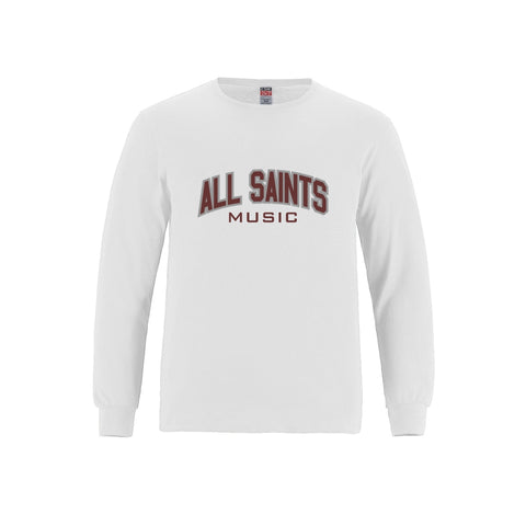 ASHM Men's Long Sleeve Crewneck Cotton Tee