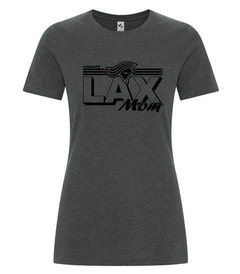 Knights "Lacrosse Mom" GREY Cotton Tshirt