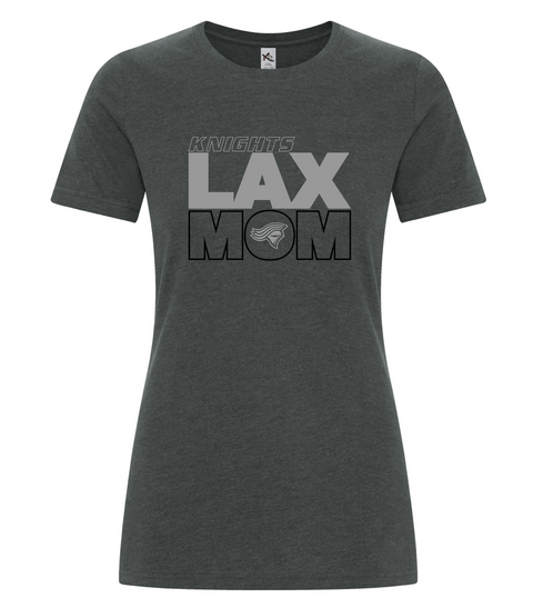 Knights "Lacrosse Mom" GREY Cotton Tshirt