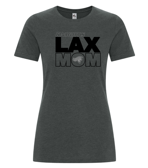 Knights "Lacrosse Mom" GREY Cotton Tshirt