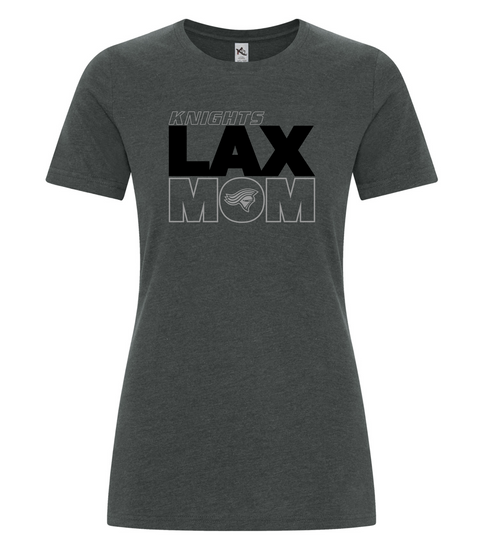 Knights "Lacrosse Mom" GREY Cotton Tshirt