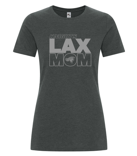 Knights "Lacrosse Mom" GREY Cotton Tshirt