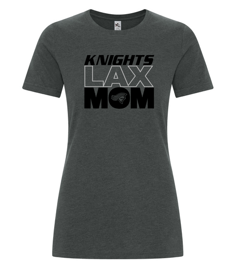 Knights "Lacrosse Mom" GREY Cotton Tshirt
