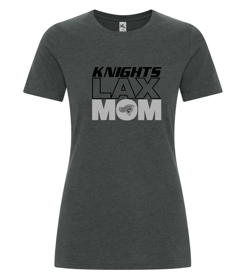 Knights "Lacrosse Mom" GREY Cotton Tshirt