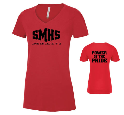 St.Mark's Cheerleading V-Neck Tee